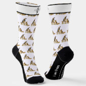 Schattige Gambel's Quail Bird Sokken (Gebogen)