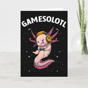 Schattige gamingkunst voor mannen vrouwen kinderen kaart