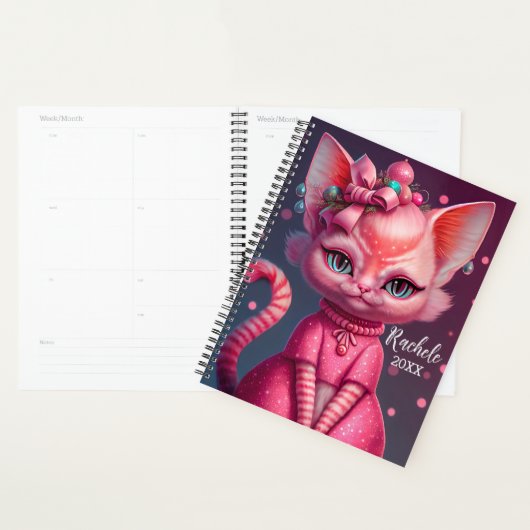 Schattige Geanimeerde Kat Planner (Display)