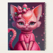 Schattige Geanimeerde Kat Planner (Achterkant)