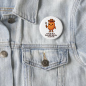 Schattige Gebakken Boon Cowboy Ronde Button 5,7 Cm (In situ)