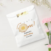 Schattige gebakken ei 1e verjaardag bedankzakje (Gezegeld)