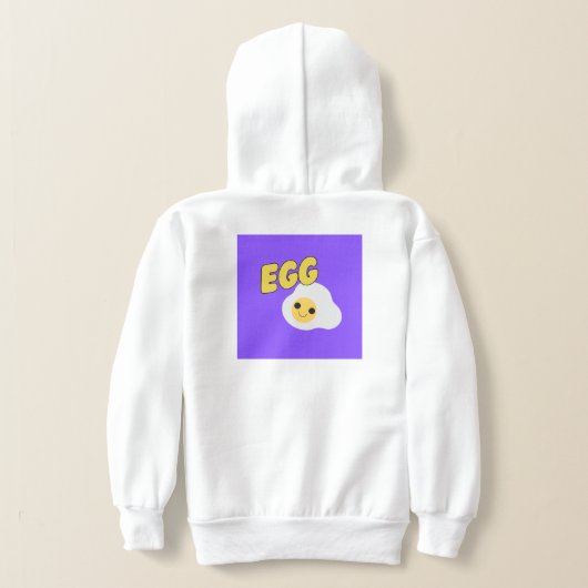 Schattige gebakken ei, waardoor iedereen blij en g (Laag Achter)