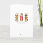 Schattige geboorte Baby Jezus Kerstmis | Beige Feestdagen Kaart (Achterkant)