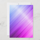 Schattige geborsteld paarse faux zilver glitter ke kaart (Achterkant)