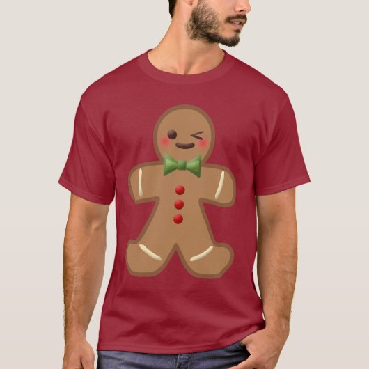 Schattige Gebruine Man T-shirt (Voorkant)