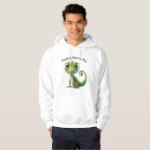 Schattige Gecko Pocket Hoodie - Grappig Schattige  (Voorkant volledig)