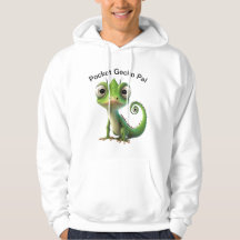 Schattige Gecko Pocket Hoodie - Grappig Schattige 