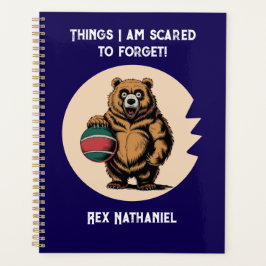 Schattige Gedachten-Bang om Planner te Vergeten