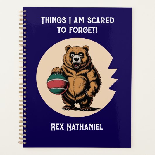 Schattige Gedachten-Bang om Planner te Vergeten (Voorkant)