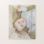 Schattige gedicht Wil je mijn peetouders zijn Foto Legpuzzel (Verticaal)