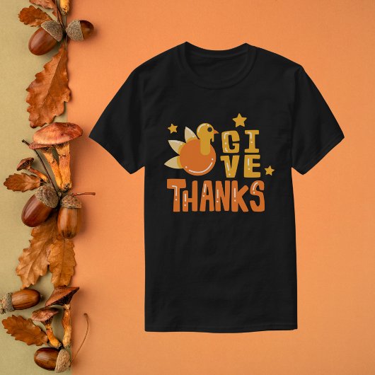 Schattige Geef Bedankt Turkije T-shirt