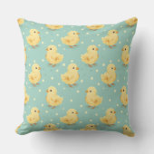 Schattige geel Baby Duck Kinder kamerpatroon Kussen (Voorkant)