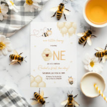 Schattige Geel Bijenhoning Eerste Bijendag