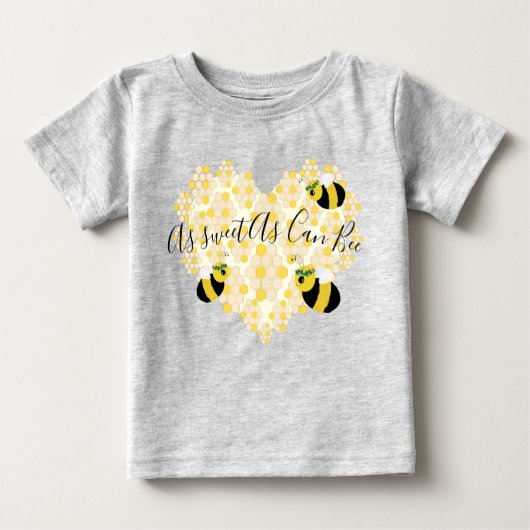 Schattige geel Bumble Bee Baby shower Gift (Voorkant)