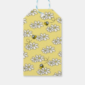 Schattige geel Bumble/Honey Baby shower dank u Cadeaulabel (Achterkant)
