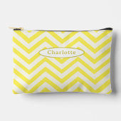 Schattige geel Chevron Patroon Modern Pencil Hoesj Etui (Voorkant)