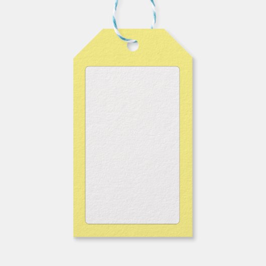 Schattige geel eendje met paraplu cadeaulabel (Achterkant)