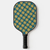 Schattige geel geruit Pro Pickleball Paddle (Voorkant)