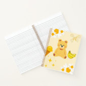 Schattige geel 🍌🌻💛 notitieboek (Binnen)