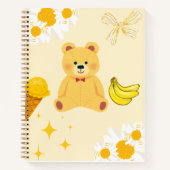 Schattige geel 🍌🌻💛 notitieboek (Voorkant)