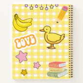 Schattige geel 💛🍌🌻💗 notitieboek (Achterkant)