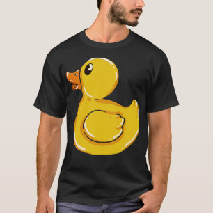 Schattige geel rubber eend geel rubber eend ducky t-shirt