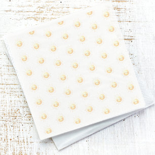 Schattige Geel Waterverf Sunshine Boho Whimsical Servet