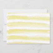 Schattige geel zonneschijn meisje 1e foto verjaard kaart (Achterkant)