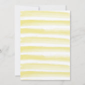 Schattige geel zonneschijn meisje verjaardagsfeest kaart (Achterkant)