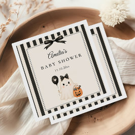 Schattige Geest Halloween Baby Shower Servet