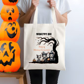 Schattige geest Halloween Kittens Trick or treat Tote Bag