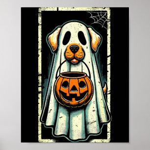 Schattige Geest Hond Mannen Vrouwen Kinderen Hallo Poster