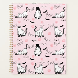 Schattige Geest Katten Halloween Planner