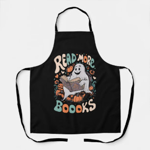 Schattige Geest Lees Meer Boeken Leraar Halloween Schort