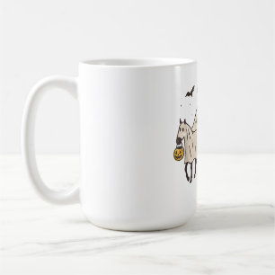 Schattige Geest Paarden Halloween Snoep of een Bee Koffiemok