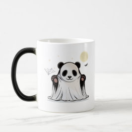 Schattige Geest Panda Onder de Maan Magische Mok