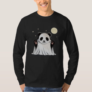 Schattige Geest Panda Onder de Maan T-shirt