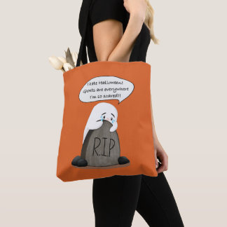Schattige Geest Trick-or-Treat Zak Fun Halloween D Tote Bag