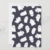 Schattige geesten Halloween Bash gepersonaliseerd Kaart (Achterkant)