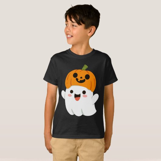 Schattige geesten t-shirt (Voorkant volledig)