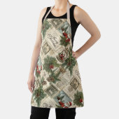 Schattige geïnspireerd kerstpatroon schort (Insitu)