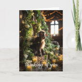 Schattige geit in de herfsttuin bedankkaart (Voorkant)