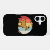Schattige Geit Retro iPhone 16 Hoesje (Achterkant horizontaal)