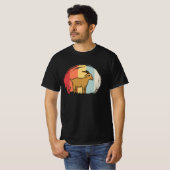 Schattige geit retro t-shirt (Voorkant volledig)
