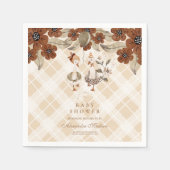 Schattige Gekke Gans Baby shower Servet (Voorkant)