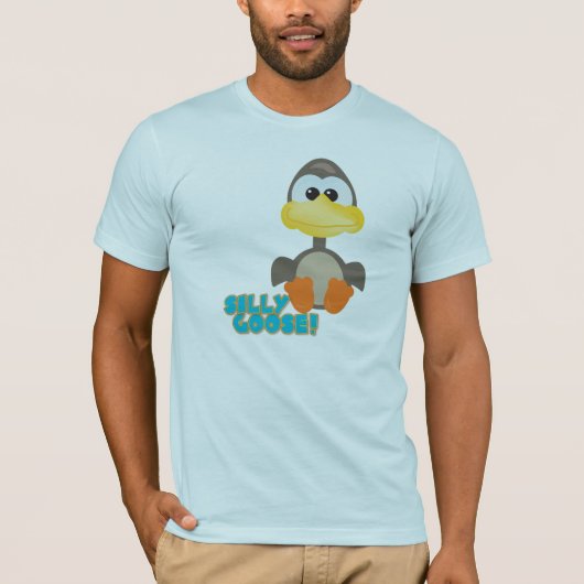 Schattige Gekkins domme gans T-shirt (Voorkant)