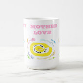  schattige gele bloemtype patronen koffiemok (Center)