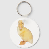 Schattige gele, dichte foto van opmaak sleutelhanger (Voorkant)