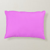 schattige gele eend op roze Accent Kussen (Achterkant)